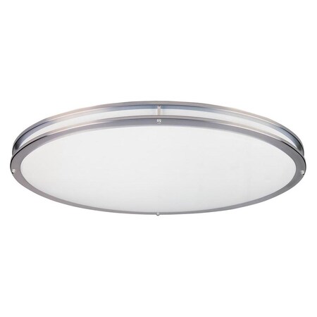 Designers Fountain Satin Nickel Two Lght 14.25 Round Energy Star Flush Mount Ceiling Fix S117OMCFL-SN